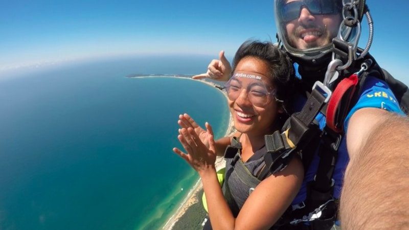 Skydive Fraser Island for an unforgettable and thrilling experience of this spectacular Australian location.